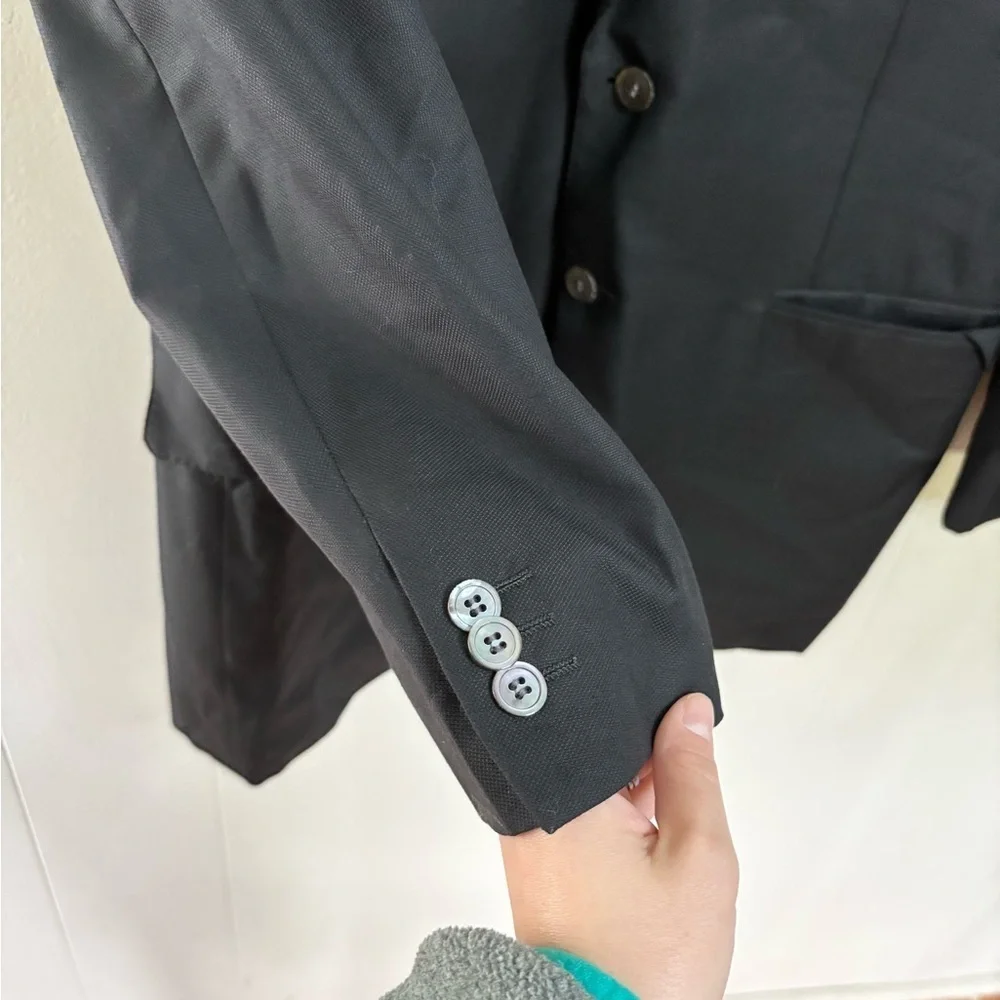 TRUSSINI Linea Nuova Suit jacket SZ 42R black Fully Lined men’s black